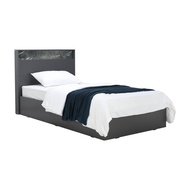 Furinbox เตียงนอน รุ่น CHAMP ขนาด 3.5 ฟุต - สีเทาเข้ม/เทา