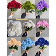 New Arrival Artificial Hydrangeas 5 Flowers Large Head hydrangea