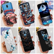 For Samsung Galaxy J8 Case SamsungJ8 2018 J810F J810G J810Y On8 Fashion Painted Soft Silicone TPU Phone Case