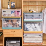 Storage Storage Box Storage Box Foldable Household Book Storage Transparent Book Storage Box Handy T