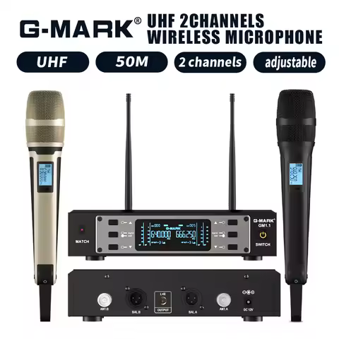 G-MARK W135G4 SKM9000 UHF Wireless Microphone for Karaoke Stage Speeches Wedding Performance Band
