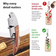 Wine & Beer Opener, Personalized Stainless Steel Waiters Corkscrew Cork Opener Wine Bottle Opener