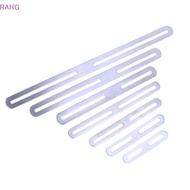 RAHG 1Pcs Stainless Steel Straight Angle Bracket Black/Silver Thickened 180 Degree Flat Fixed Bracke