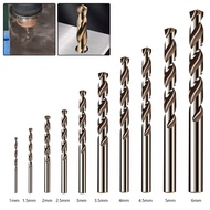 [LSAR-hot] 10pcs HSS M35 Cobalt Drill Bit 1-6mm For Metal Stainless Steel Drilling Cutter❀