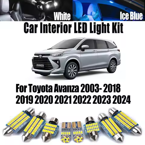 Canbus For Toyota Avanza 2003- 2018 2019 2020 2021 2022 2023 2024 LED Interior Number Plate Light Ca