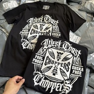 West Coast West Coast Chopper Motorcycle Co-Branded American Men Women Short-Sleeved Summer t-Shirt 