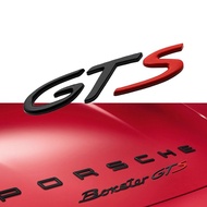 Porsche GTS emblem black+red