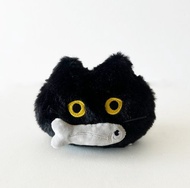【CINDY CHIEN】黑貓咬魚磁吸毛絨絨吊飾2.0
