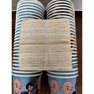 2.5 OZ ICE CREAM PAPER CUP + 50 STICKS