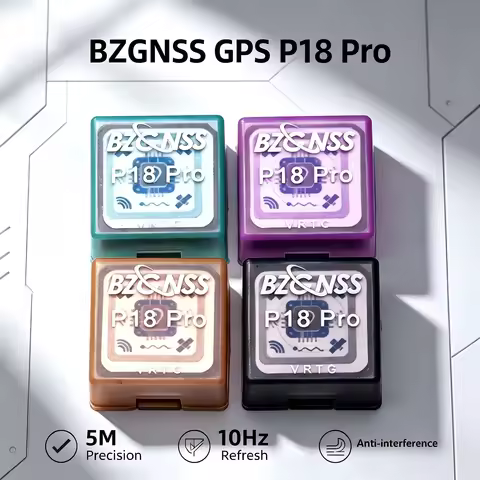 BZGNSS P18 Pro GNSS GPS Module for FPV Drone – 50+Satellites, 5m High Precision, Anti-Interference,