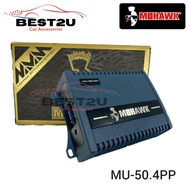 MOHAWK MU SERIES MU-50.4PP | 4 Channel Plug &amp; Play Amplifier | 50W x 4 | Sound Processor | Android Processor