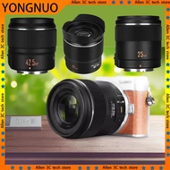 Original YONGNUO YN17mm/25mm/42.5mm F1.7 M43 Prime Camera Custom Auto Focus Camera Accessories For O