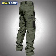 OWLLADE Tactical Cargo Pants for Men in Green S-3XL JT-PJK55 A01 2T