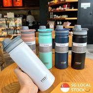 TYESO Thermal Tumbler Flask Water Bottle Vacuum Insulated Bottle Stainless Steel Coffee Cup 530ml 75