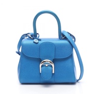 【二手】Delvaux Brillant PM 兩用手提包 AA0569AAM099ZDO 藍色皮革 Brillant PM 女士二手 B