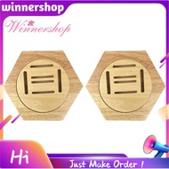 Hexagonal Wooden Medal Display Stand - Sports Award Storage & Wall Decor