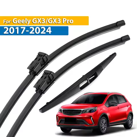 Erick's Wiper Front & Rear Wiper Blades For Geely GX3 BAC X3 Pro 2017 - 2024 Windshield Windscreen W