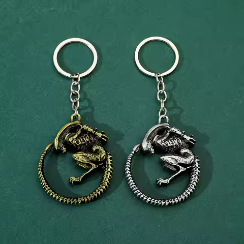 Avp Alien V Predator Covenant Keychains Alien Xenomorph Queen Prometheus Keyring Key Chain Ring Vint