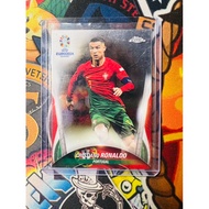 Cristiano Ronaldo Portugal Topps Euro Chrome 2024 Football Card