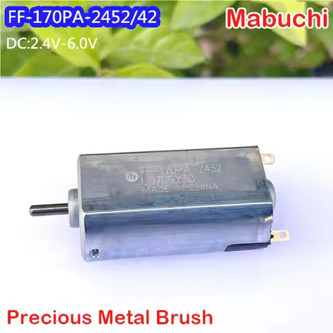 Mabuchi FF-170PA-2452/42 DC 2.4V- 6V 3V 3.7V 5V 170 Motor High Speed 18500RPM Precious Metal Brush H