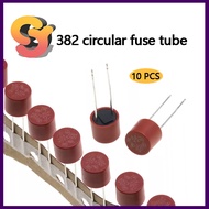 [Ready Stock Supply] 10PCS 382 Round LCD Power Fuse 8 * 8 Cylindrical Fuse T1A/2A/3.15A/5A/6.3A Slow