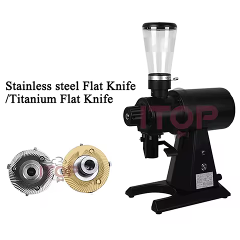 ITOP EK43S Coffee Bean Grinder for Single Grinding Funnel Filter 98mm Stainless Steel/Titanium Coffe