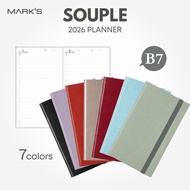 MARK’S EDiT 2026 Planner - B7 SOUPLE, One Page Per Day (Starts January 2026)