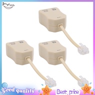 3Pcs ADSL Splitter for Phone Line Phone Jack Splitter In-Line DSL Filter Telephone Modem ADSL Splitt