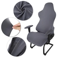 4pcs/Set Gamer Chair Cover Stretch Recliner Armchair Computer Office Polyester Home Bar Split Seat Stools Dining Desk Protector