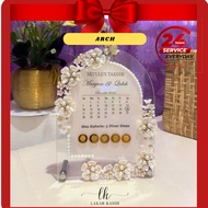 [FAST SHIPPING] Frame Mas Kahwin Beads Exclusive / Frame Mahar / Plat Mas Kahwin