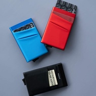 Automatic Credit Card Box Shrapnel Box Aluminum Alloy Bank Card Holder Automatic Pop-up Card Holder 