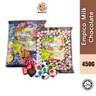 EMPICO HAPPINESS MILK CHOCOLATE FOOTBALL SHAPE / LOVE SHAPE (450GM)
