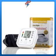 blood pressure monitor with adaptor【Philippine cod】 Digital Blood Pressure Monitor Microcomputer Int