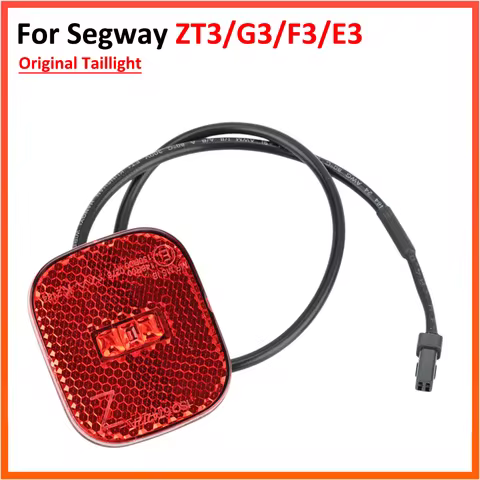 Original Taillight for Segway ZT3 Pro G3 F3 E3 Electric Scooter Brake Light Rear Fender Safety Stopl