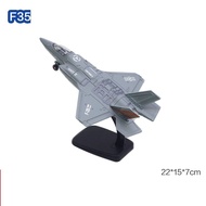 Fighter Jet Alloy US Air Force F-35 Lightning II Fighter Jet Diecast Model Realistic Scale Military 