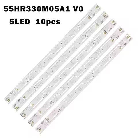 10pcs 5LEDs LED Backlight bar For THOMSON 55UB6406 55UB6406W LV550NDEL MA4CLB5505HR3KT4 TMT-55E5800-