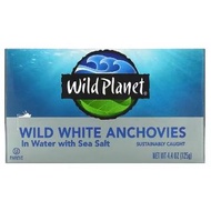 Wild White Anchovies in Water with Sea Salt, Wild Planet, 125g