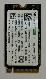 SK hynix 1TB PCIe Gen4 NVMe M.2 SSD
