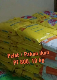Pelet Pakan ikan PF 800 10 kg utk Benih Lele Nila Gurame Gabus A