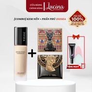 [COMBO] Zeesea Foundation 30G, Zeesea Powder FREE with Zeesea Purple Blue Nude Primer 10G LUCINA COS