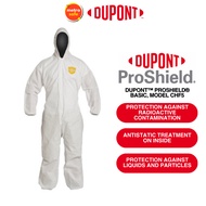 Dupont Medical and Chemical Suit Proshield Basic Coverall PPE Boiler Suit