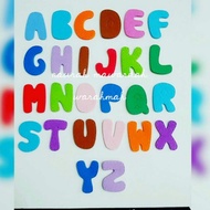 precut huruf foam cartoon planet