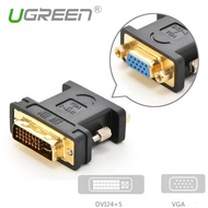 Ugreen DVI 24+5 Male to VGA HD15 Female Adapter Gold Plated