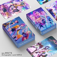 KPOP DEMON HUNTER PHOTOCARD ANIME CARTOON HOLOGRAPHIC CARD DEMON HUNTER