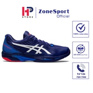 Asics Solution Speed FF 2 Shoes In Black Blue - Tennis Shoes, Badminton, Light Weight Ball Unique Design