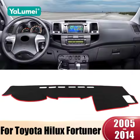 Car Dashboard Cover Sun Shade Accessories For Toyota Hilux SW4 Fortuner AN50 2005 2006 2007 2008 200