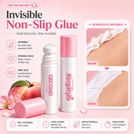 GECOMO Peach-Scented Invisible Non-Slip Glue Tape Strip Invisible Clothing Non-Slip Adhesive Glue