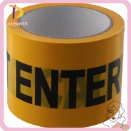 DIACHASG Yellow Caution Tape Roll, Halloween Caution Tape Do Not Enter, Durable Safety Barrier Hazar