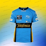 2025 Summer 3d Printed Spanish Aston Driver Fernando Alonso Fans T-shirt ,Breathable Extreme Sports 