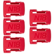 5Pcs Battery Mount Holder Plastic Heavy Duty Electric Power Tool Hanger Compatible with M18 18V Batt